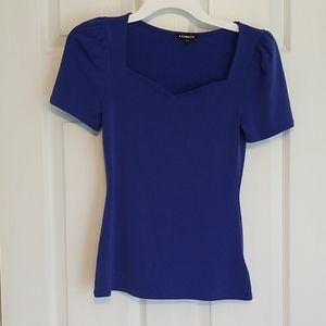 NWOT  Express royal blue top